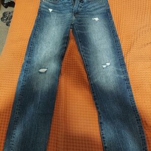 American Eagle Outfitters Men's Ripped Blue Jeans
